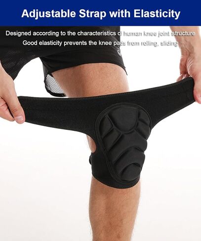 Wrestling Knee Pads for Men Women, Dance Knee Pad for Women Men Wrestling Knee Pad Wrestling Gear, Crash Pad Roller Skating Gear Knee Protector, Soft Knee Pads for Basketball Volleyball Roller Skating (Medium) in Saudi Arabia