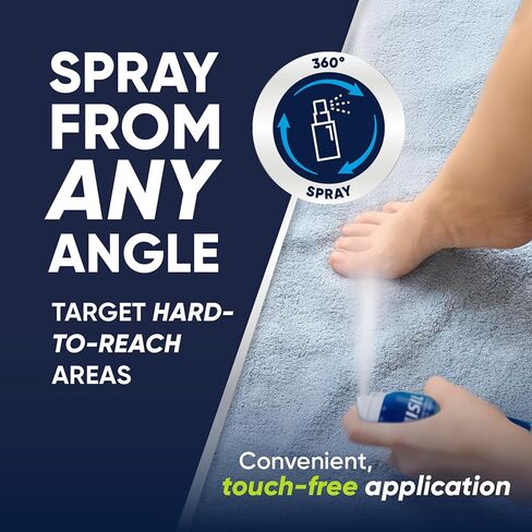 Lamisil Athlete's Foot Antifungal Spray, 1 Week Foot Fungus Treatment, Prescription Strength Terbinafine, Relieves, Treats & Prevents Recurrence, 4.2 oz (120 g) in Kuwait