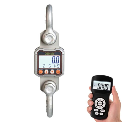 5000kg/11000lbs Digital Pull Dynamometer Force Gauge Rope Tension Weighing Crane Scale Measurement Meter in Saudi Arabia