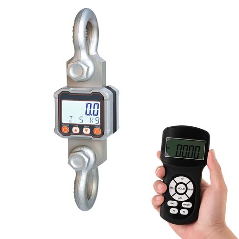 5000kg/11000lbs Digital Pull Dynamometer Force Gauge Rope Tension Weighing Crane Scale Measurement Meter in Saudi Arabia