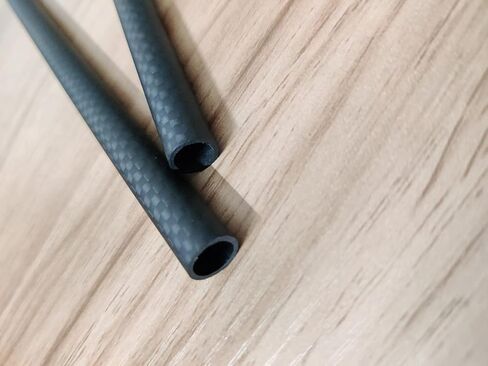 Carbon Fiber Tubes,10X8X330mm Length High Strengh Carbon Fibre 3K Matte Surface Hollow Rods for DIY Craft Twill Matte for RC Airplane Quadcopter Multicopter DIY Craft Pole 2pcs in Saudi Arabia