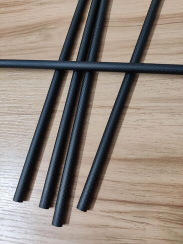 Carbon Fiber Tubes,10X8X330mm Length High Strengh Carbon Fibre 3K Matte Surface Hollow Rods for DIY Craft Twill Matte for RC Airplane Quadcopter Multicopter DIY Craft Pole 2pcs in Saudi Arabia