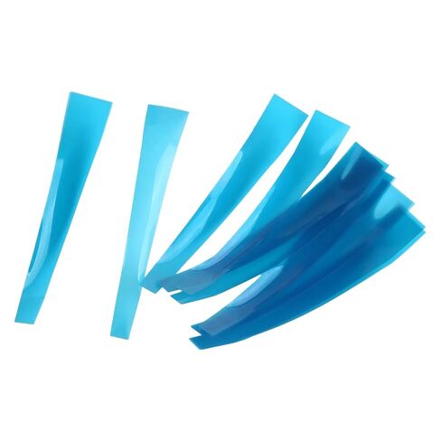 Dental Contoured Anterior Matrix Bands Resin Forming Strip Matrix Strips Length Blue Transparent Contoured Anterior Matrix M8 1.0 50 Pcs/Box in Kuwait