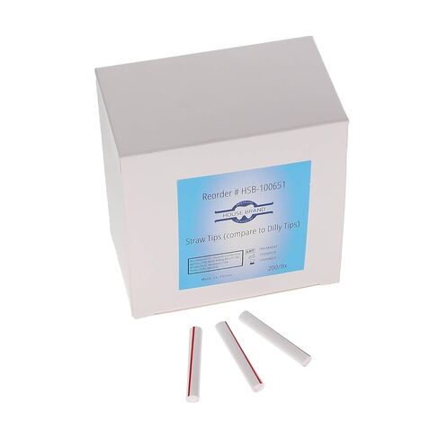 100651 HSB Tip-A-Dilly Dental Evacuation Tips 200/Bx in Saudi Arabia
