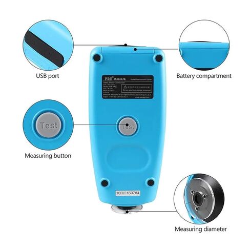 مقياس الألوان الرقمي المحمول WR10QC مقاس 4 مم، جهاز اختبار الفرق في تحليل الألوان في المختبر للطلاء والبلاستيك والنسيج ذو الحساسية العالية والخطأ المنخفض in Kuwait