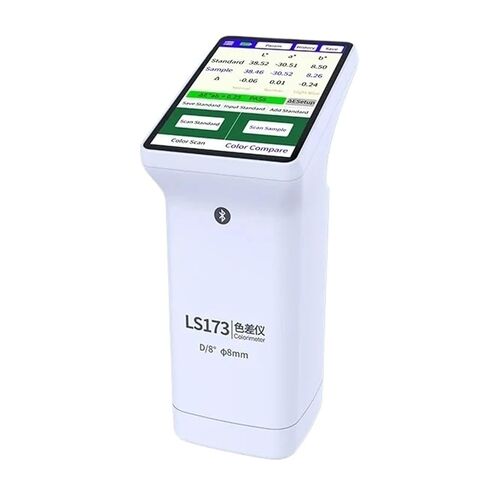 مقياس الألوان المحمول LS173 مع شاشة LCD رقمية لاختبار تحليل الألوان D/8 للطلاء والبلاستيك والمنسوجات حساسية عالية وخطأ منخفض in Kuwait