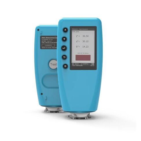 مقياس ألوان صناعة الطباعة المعملية 8 مم/4 مم مع شاشة LCD مقاس 2.8 بوصة، مقياس فرق اللون الرقمي الدقيق، حساسية عالية، خطأ منخفض (WR-10) in Kuwait