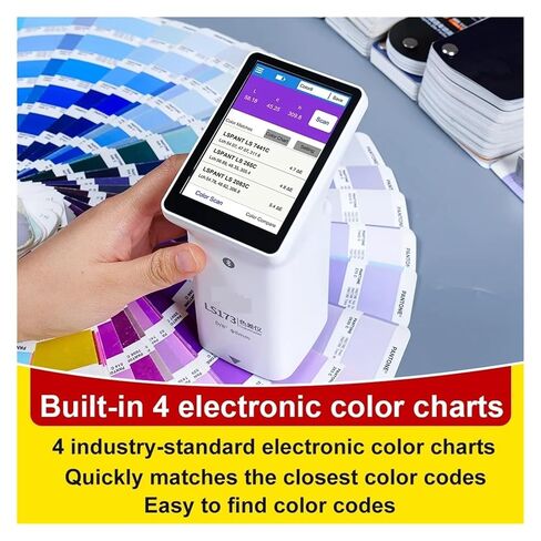 مقياس الألوان المحمول LS173 مع محلل ألوان لشاشات اللمس للطلاء والبلاستيك وقيم مختبر النسيج تشير إلى حساسية عالية وخطأ منخفض in Kuwait