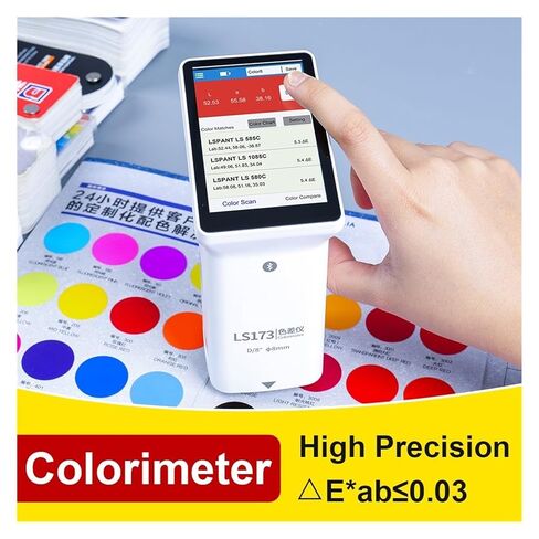 مقياس الألوان المحمول LS173 مع محلل ألوان لشاشات اللمس للطلاء والبلاستيك وقيم مختبر النسيج تشير إلى حساسية عالية وخطأ منخفض in Kuwait