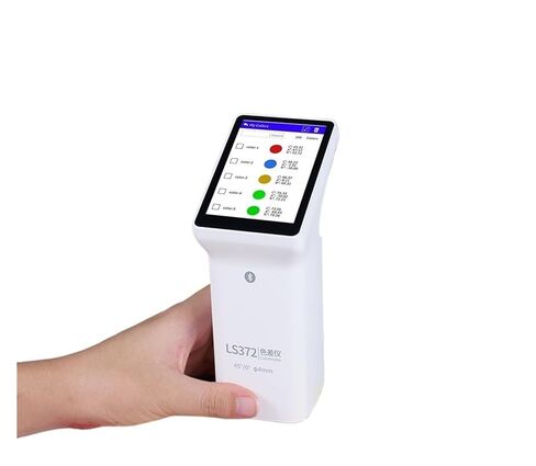 مقياس الألوان المحمول LS372 بشاشة لمس بفتحة 4 مم لاختبار فرق لون ورق الطباعة 400-700 نانومتر حساسية عالية، خطأ منخفض in Kuwait