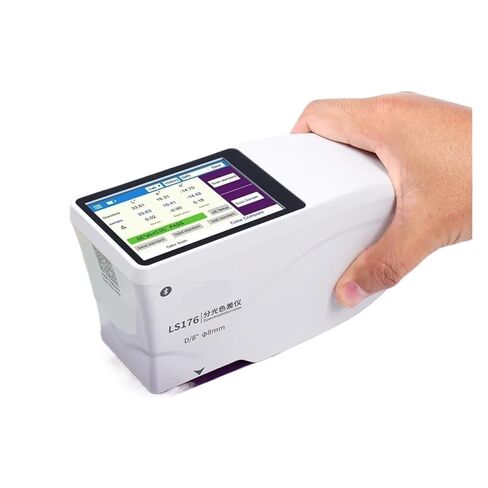 LS176 مقياس الألوان المحمول الطيفي D/8° البياض والصفرة منحنيات الانعكاس الطيفي برنامج للطلاء حساسية عالية، خطأ منخفض in Kuwait