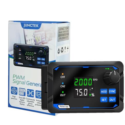 Dual-Channel Signal Generator, DC 5-24V 4-20ma Frequency Function Generator 1HZ~100KHZ PWM Pulse Frequency Duty Cycle phasing Motor Driver Speed Controller Adjustable in Kuwait