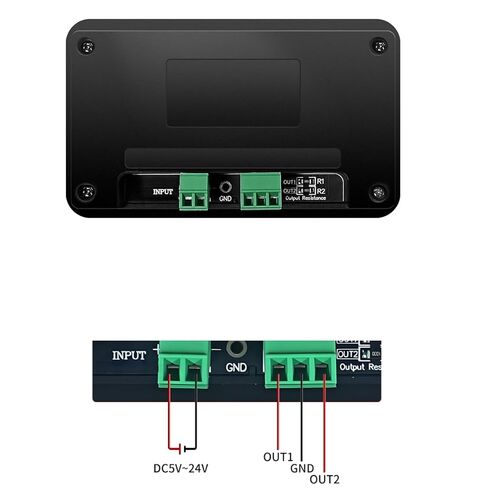 Dual-Channel Signal Generator, DC 5-24V 4-20ma Frequency Function Generator 1HZ~100KHZ PWM Pulse Frequency Duty Cycle phasing Motor Driver Speed Controller Adjustable in Kuwait