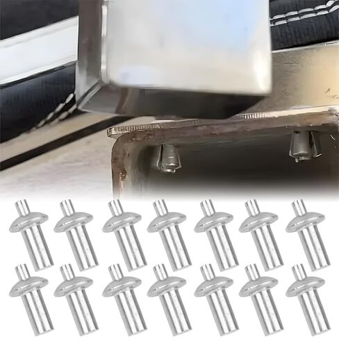 Hammer Drive Expansion Rivets Percussion Aluminum Alloy Nail Head Piercing Knock Tapping Screws Hardware,5x11mm in Saudi Arabia