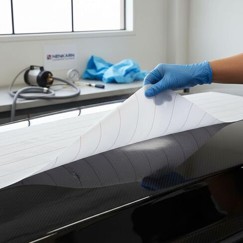 قشر طبقة إطلاق النسيج 15.7 بوصة × 25 ياردة، نايلون مقاوم لدرجات الحرارة العالية من أجل راتنجات الإيبوكسي والألياف الزجاجية من ألياف الكربون لوضع اليد، يقلل من الصنفرة وأحمر الخدود الأميني لإصلاح سيارات القوارب in Kuwait