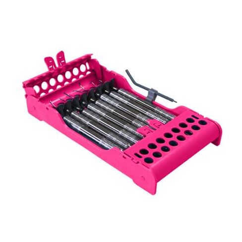 Zirc Dental 50Z927S E-Z Jett كاسيت تعقيم الأدوات 8 أماكن نيون وردي in Kuwait