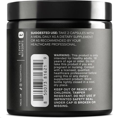 Toniiq Olive Leaf Extract Complex – with 85% Oleanolic Acid, 50% Oleuropein & 20% Hydroxytyrosol - 50:1 Extract Ratio – Third-Party Tested – 120 Capsules in Saudi Arabia