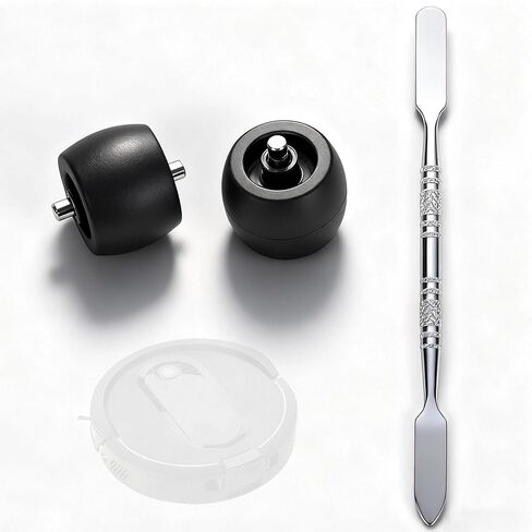 2 Pack Front Caster Wheel Compatible with Shark Robot Replacement for AV/RV/UR/QR Series, Replacement Parts with Disassembly Tool in Kuwait