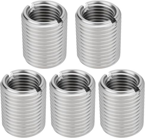 SING F LTD 5 قطعة 304 خيط الفولاذ المقاوم للصدأ المخفض M16x1.5 إلى M12x1.25 المناسب للدراجات النارية سيارة 20 مللي متر in Saudi Arabia