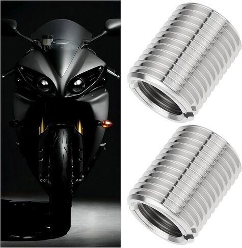 SING F LTD 5 قطعة 304 خيط الفولاذ المقاوم للصدأ المخفض M16x1.5 إلى M12x1.25 المناسب للدراجات النارية سيارة 20 مللي متر in Saudi Arabia