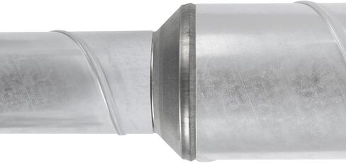 مخفض مجاري دائرية من الفولاذ المجلفن مقاس 6 بوصة إلى 4 بوصة - مخفض زيادة تركيب الأنابيب - محول تحويل قناة الصرف والنفايات والتهوية - أداة توصيل لتقليل الأنبوب المعدني in Kuwait