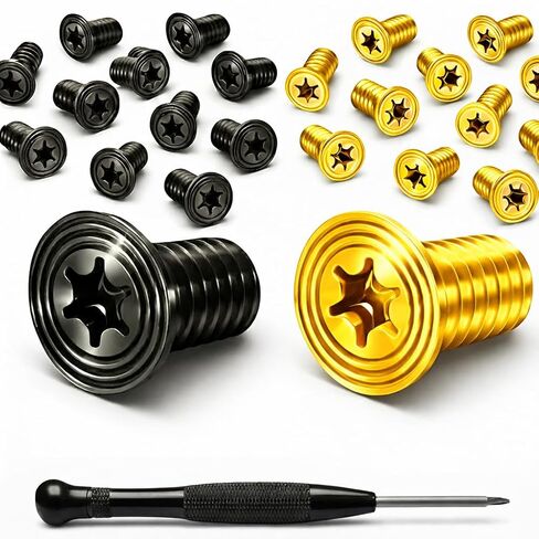 براغي بديلة لمحفظة Ridge مع مفك براغي - 14 أسود و14 أزرق، مجموعة ترقية متوافقة (المحفظة غير متضمنة) in Kuwait