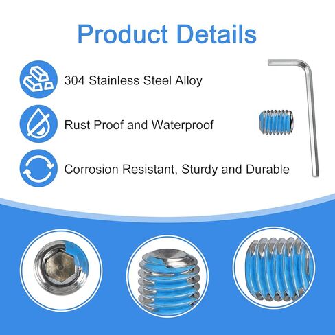 14 حزمة WR01X11014 3031578 مجموعة برغي لجهاز GE Appliance مقبض باب الثلاجة مجموعة استبدال المسمار لجهاز GE PS6011723 3031578 WR01X11014 (إحضار مفتاح سداسي) in Kuwait