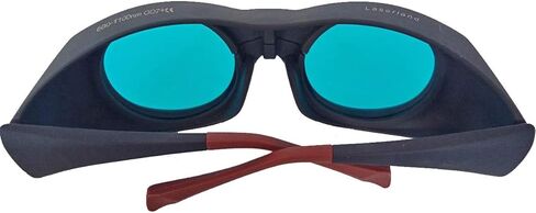 680nm-1100nm 1064nm ND:YAG and 980nm 808nm Infrared IR Laser Protective Goggles Glasses CE OD+7 Glass Lens in Kuwait