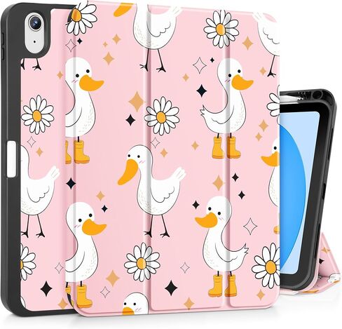 May Chen for iPad (A16) CASE 11th Generation 11 Inch 2025 ، iPad 10th Gen Case 2022 10.9 Inch ، Trifold Stand with Auto Wake/Sleep TPU STANT STAND STAND ، Cherry & Cheetah in Saudi Arabia