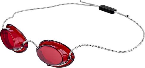 Tanning Glasses, Flexible Tanning Goggles Eye Shields, UV Eye Protection Sunglasses for Tanning in the Solarium, Individual Tanning Sun Bed Goggles, The Shades, Elastic Band, Red in Saudi Arabia