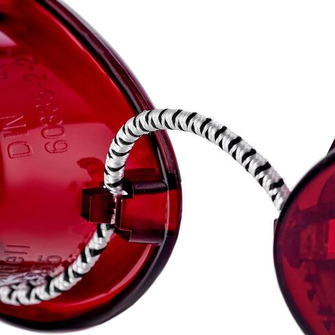 Tanning Glasses, Flexible Tanning Goggles Eye Shields, UV Eye Protection Sunglasses for Tanning in the Solarium, Individual Tanning Sun Bed Goggles, The Shades, Elastic Band, Red in Saudi Arabia
