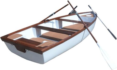 Old Modern Handicrafts K232 11.5 ft Composite Whitehall Dinghy with Teak Accent in Kuwait