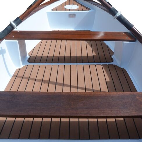 Old Modern Handicrafts K232 11.5 ft Composite Whitehall Dinghy with Teak Accent in Kuwait