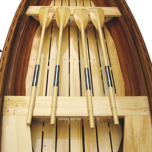 Old Modern Handicrafts Wooden Whitehall Row Boat with Composite Reinforcement & Gelcoat (204L x 53.1W x 29.9H) – Handmade Nautical Décor Gift in Kuwait