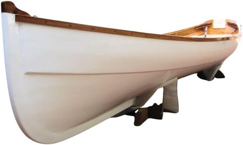 Old Modern Handicrafts Wooden Whitehall Row Boat with Composite Reinforcement & Gelcoat (204L x 53.1W x 29.9H) – Handmade Nautical Décor Gift in Kuwait