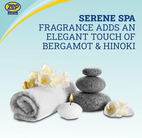 Zep Home Pro No Rinse Shower Defense, 32 Fl Oz Spray - R61006 - Streak-Free Shine, Serene Spa Fragrance, 5X Better Surface Protection in Kuwait