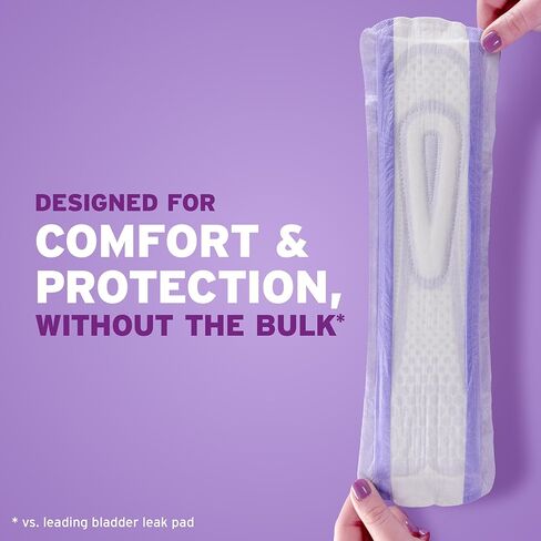 Poise Ultra Thin Incontinence & Postpartum Pads for Bladder Leaks, 7 Drop Ultra Absorbency, Long Length, 22 Count (Packaging May Vary) in Kuwait