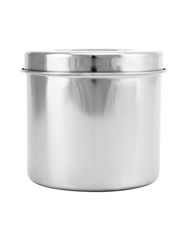 QWORK Stainless Steel Ointment Jar with Lid, 2 Pack Container Jars 20 oz Storage of Liquid Cotton Ball, Gauze, Swab, Lab in Saudi Arabia