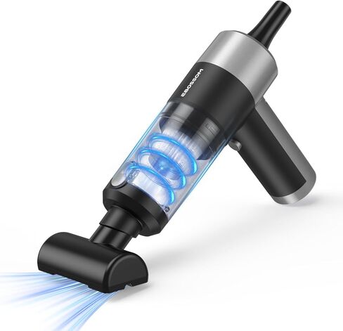 Mini Car Vacuum with 17000Pa High Power Suction,Portable Handheld Vacuum Blow & Suction,4 in 1 Cordless Small Vacuum Cleaner for Car,Home,Office,PC.Air Duster for Quick Cleaning of Small Areas in Kuwait