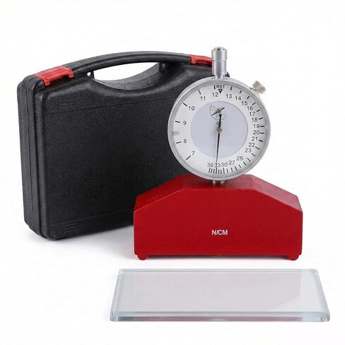 High Precision Silk Screen Printing Tension Meter, 7-36N Newton Force Gauge with Zero Calibration & Shock Absorber, Portable Silk Screen Print Mesh Tension Tester for Accurate Warp & Weft Measurement in Saudi Arabia