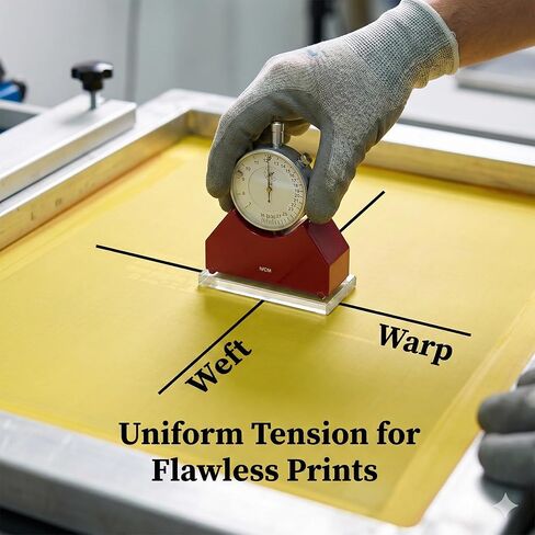 High Precision Silk Screen Printing Tension Meter, 7-36N Newton Force Gauge with Zero Calibration & Shock Absorber, Portable Silk Screen Print Mesh Tension Tester for Accurate Warp & Weft Measurement in Saudi Arabia