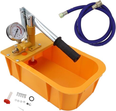 Water Pressure Test Pump, Hydraulic Pressure Test Pump Hand Pressure Test Pump Hydrostatic Test Pump Manual Pipe Leak Detector with Gauge for Pipeline Pressure Container Irrigation Firemen in Saudi Arabia