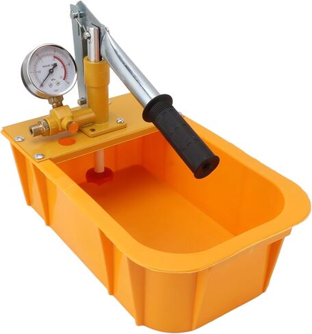 Water Pressure Test Pump, Hydraulic Pressure Test Pump Hand Pressure Test Pump Hydrostatic Test Pump Manual Pipe Leak Detector with Gauge for Pipeline Pressure Container Irrigation Firemen in Saudi Arabia