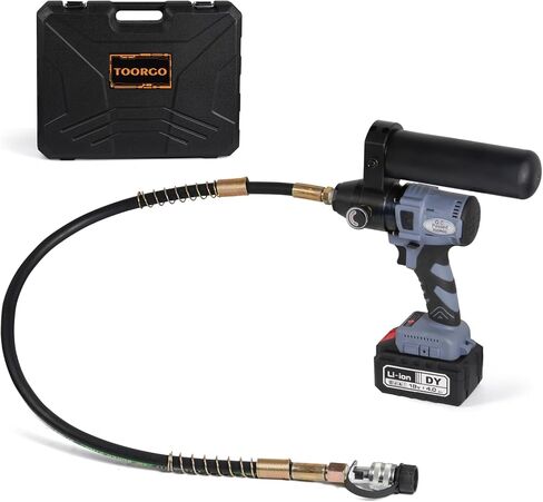 مضخة هيدروليكية كهربائية، مخرج زيت ZG3/8 بوصة، أنبوب 2.3 قدم، مضخة هيدروليكية محمولة قابلة لإعادة الشحن للرافعة الهيدروليكية أو الأداة الهيدروليكية in Kuwait