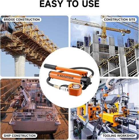 Roastove 20T الهيدروليكية رام اسطوانة جاك الانظار عدة بورتا السلطة مع CP-180 مضخة يدوية هيدروليكية لآلات بناء السفن in Kuwait