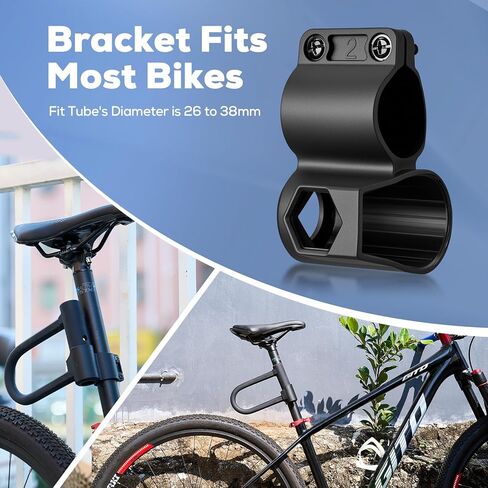Corki Bike Lock Heavy Duty Anti Theft U Lock with 5ft Security Cable and Keys 17mm Schackle Electric Scooter Lock, Bicycle Lock with Mounting Bracket for Ebike Motorcycle -Black in Saudi Arabia