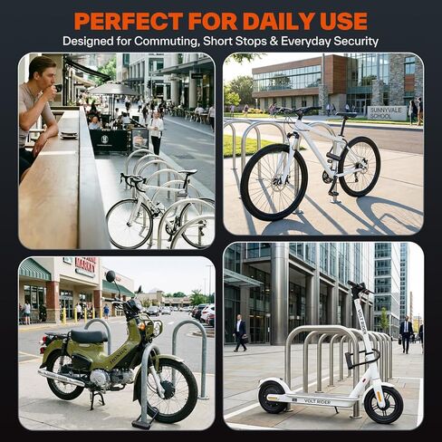 Sportneer Bike Lock - 16mm Shackle Heavy Duty Anti Theft Bike U Lock with 3 Keys - Bicycle U-Locks with Sturdy Mounting Bracket for Bike Scooter Gate, Size 8.7''x5.9'', Weight 2.45lbs in Saudi Arabia