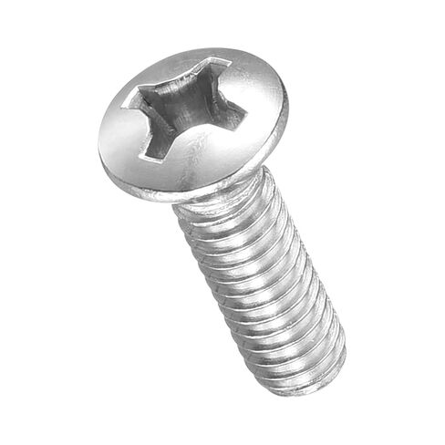 مسامير براغي برأس غاطسة متقاطعة من METALLIXITY Phillips (#12-24x3/4) 25 قطعة، 304 براغي لآلة النجارة ذات رأس مسطح من الفولاذ المقاوم للصدأ - لمشاريع تجميع الأثاث DIY، فضي in Saudi Arabia