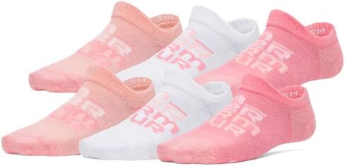 Under Armour Boys' Youth Essential No Show Socks 6 Pack in Saudi Arabia