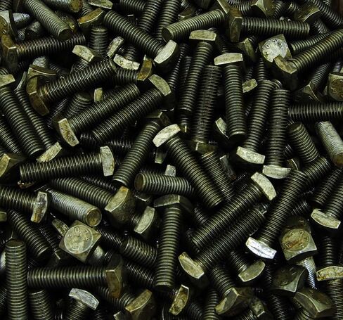 (50) رأس مربع 1/2-13 × 2 براغي غير مطلية A307 3/4 بوصة مربعة in Saudi Arabia